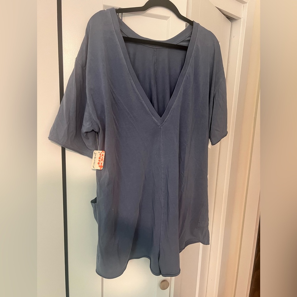 Free people Hot shot tee romper - Picture 2 of 5